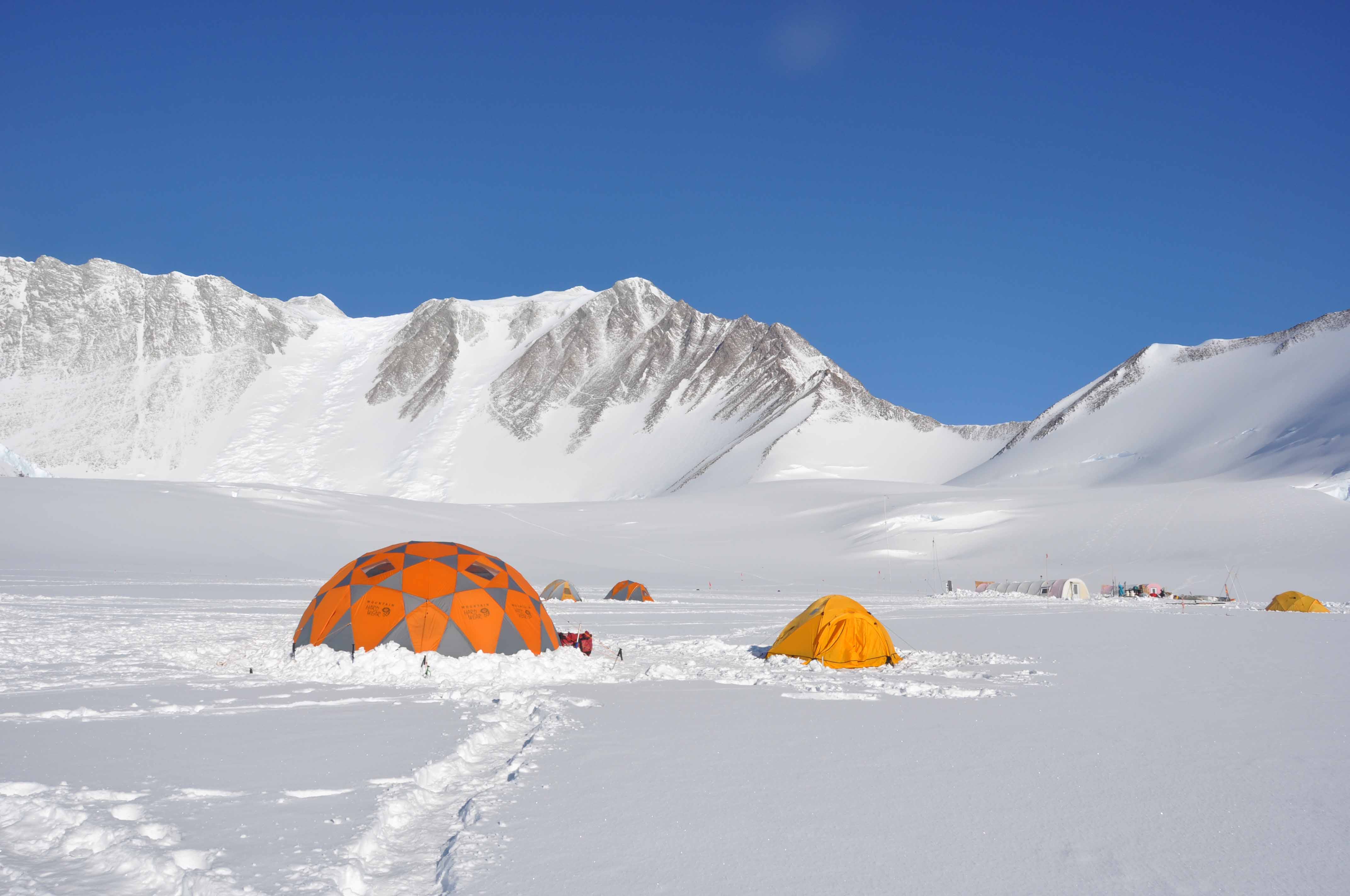 Hello from low camp on Mount Vinson